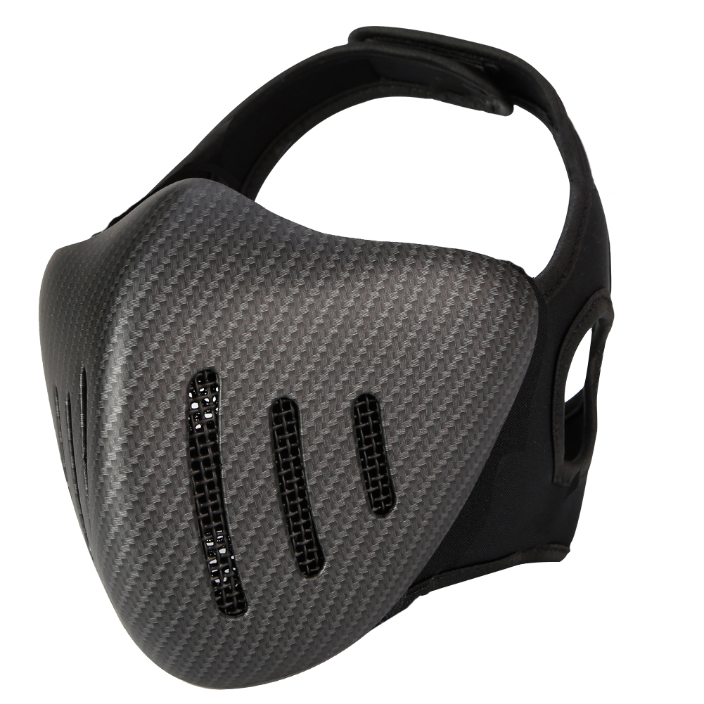 Outdoor-tpu-schutzmaske Für Sportschießen, Jagd Und Simulationsspiele – Carbonfaser-optik