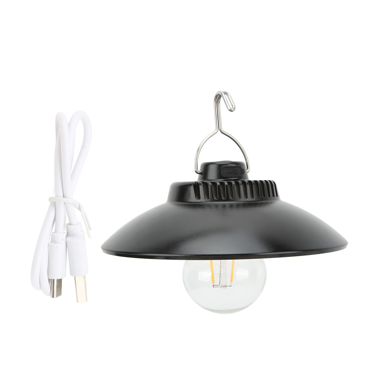 Wiederaufladbare Usb-campinglampe, Multifunktionale Retro-taschenlampe Mit Einstellbarer Helligkeit, 3,7 V Für Zelt Und Outdoor-aktivitäten
