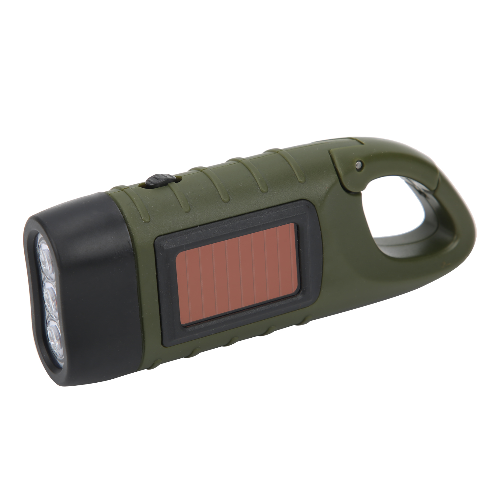 Solarbetriebene, Handkurbelbetriebene Led-notfalltaschenlampe, Tragbar Für Wandern Und Camping