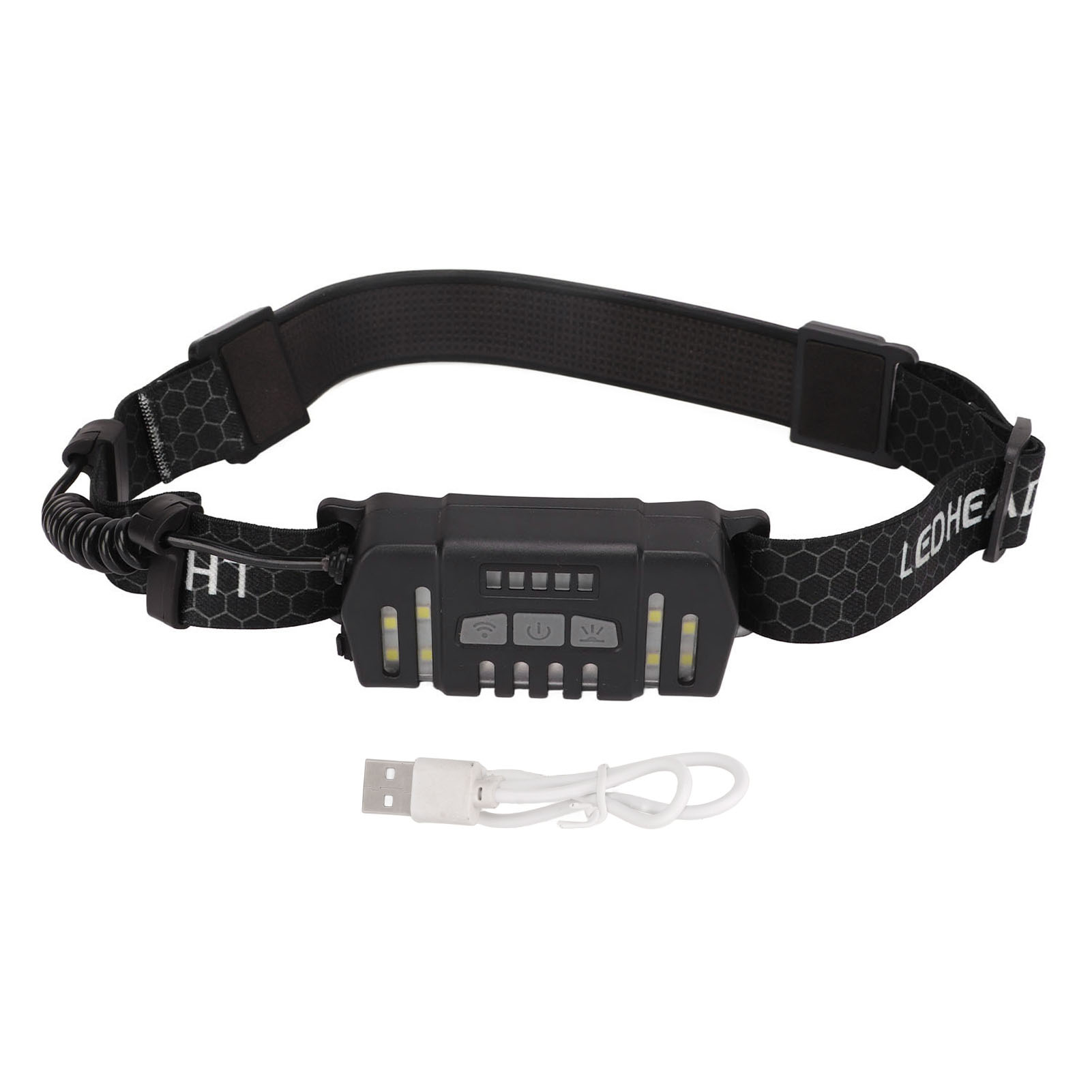 Wiederaufladbare Led-stirnlampe Per Usb, Ideal Zum Wandern, Laufen, Radfahren, Angeln Und Für Die Arbeit