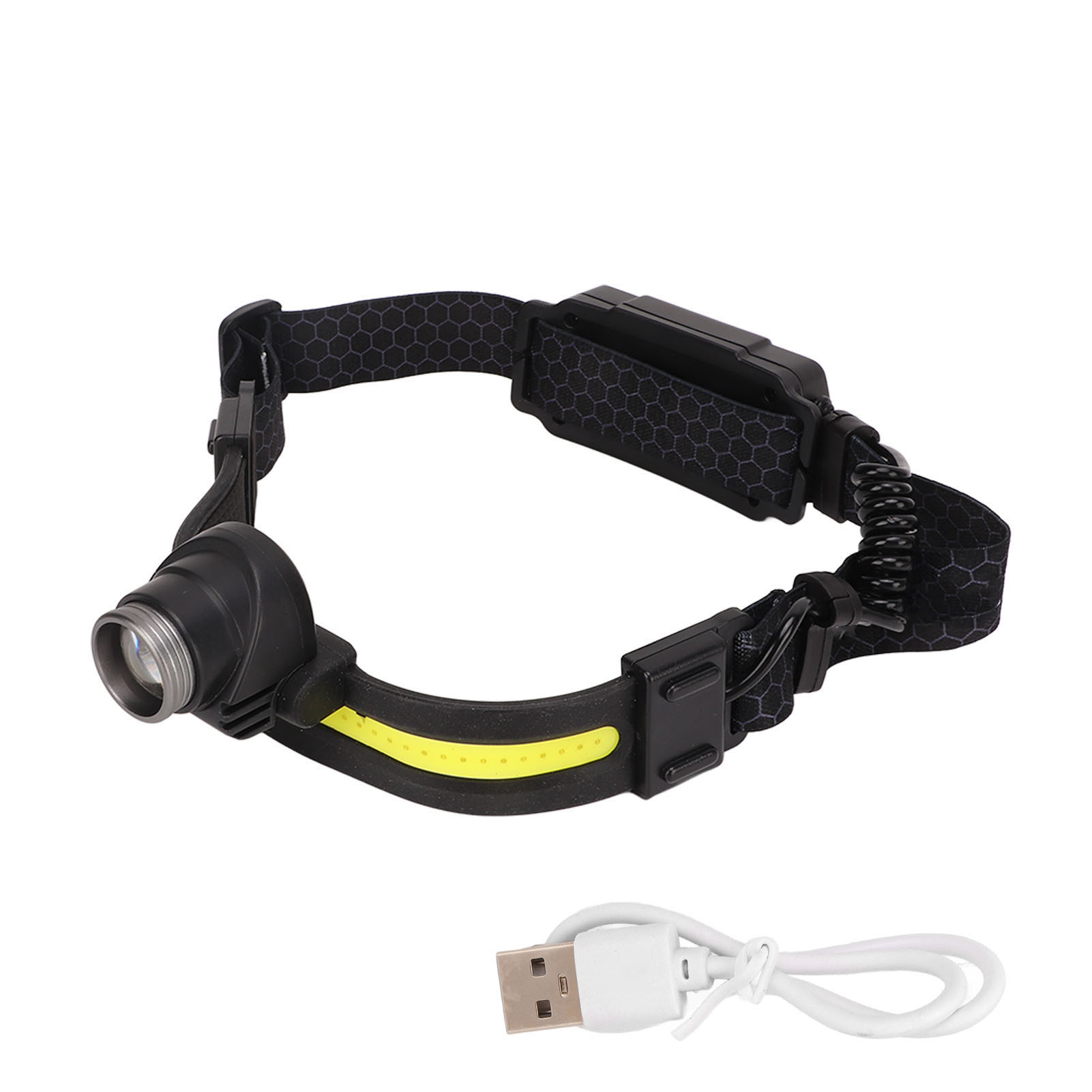 Usb-wiederaufladbare Led-stirnlampe Mit Xpg-erkennung Und Cob-zoom, Geeignet Für Angeln Und Outdoor-aktivitäten