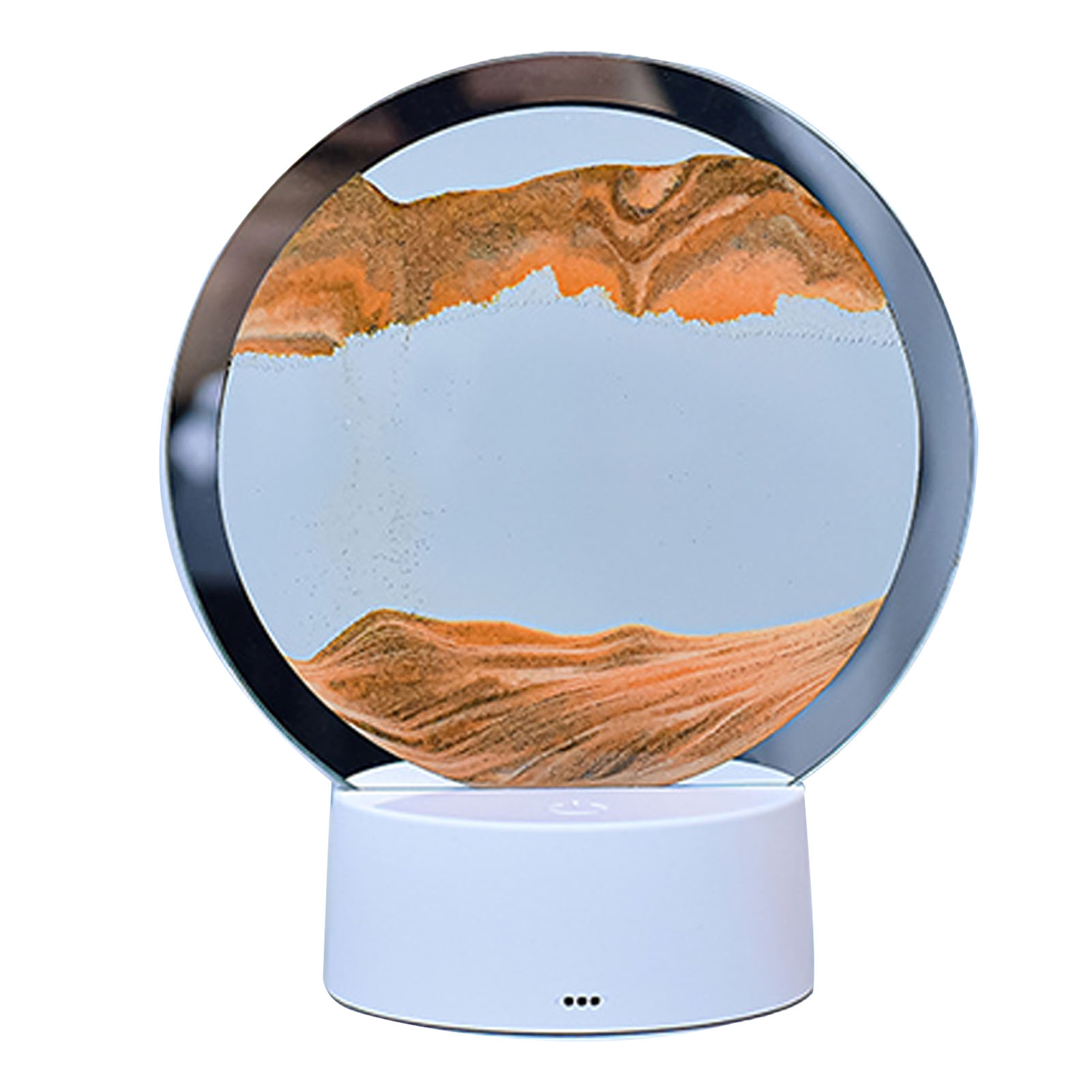 3d-sanduhr-tischleuchte Mit 7 Led-farben, Moderne Dekoration Für Schlafzimmer, Büro Oder Hotel, Gold- Und Jade-modell