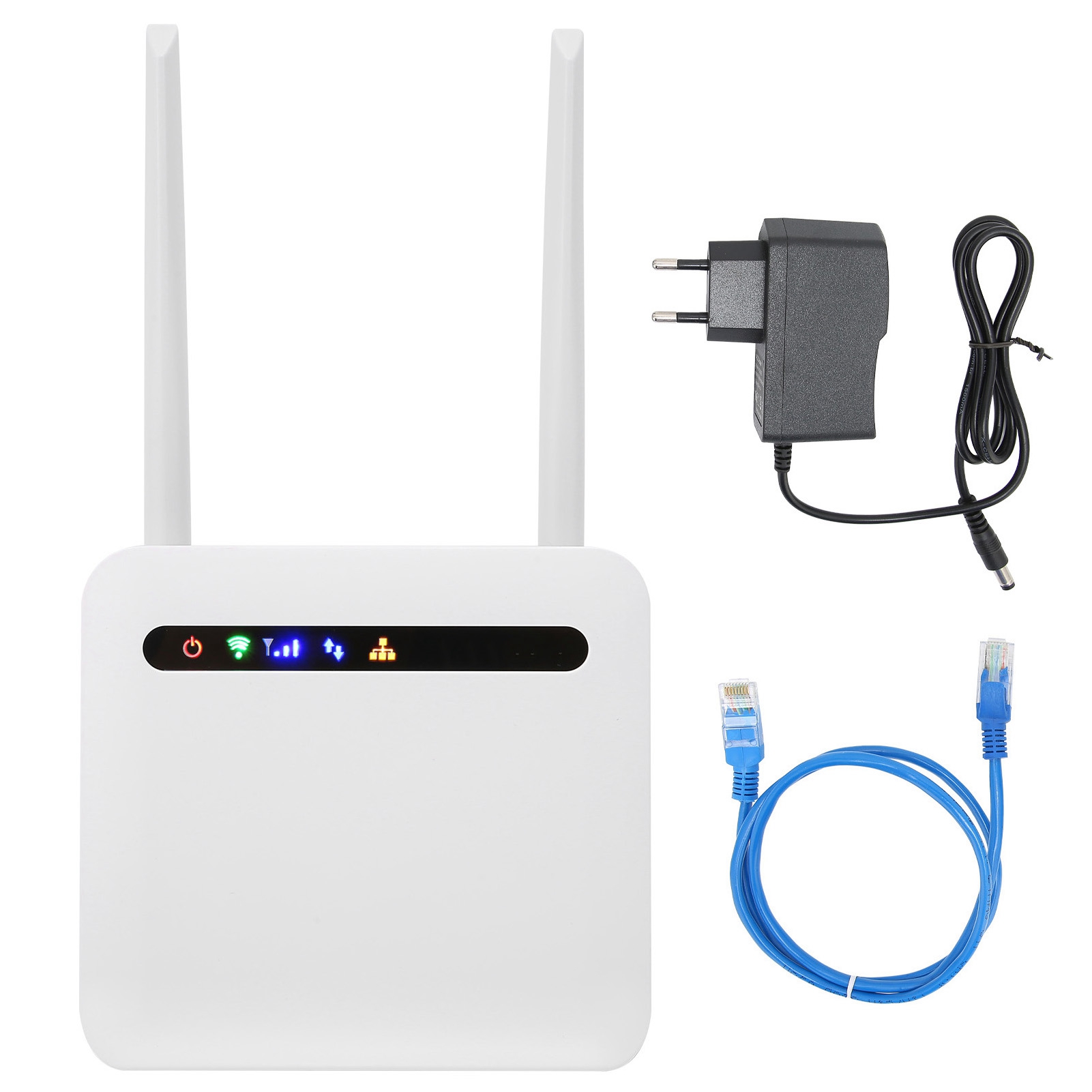 4g Lte Fdd/tdd Sim-karten-router, Dualband, Schnell Und Robust, 100–240 V Netzteil Mit Eu-stecker