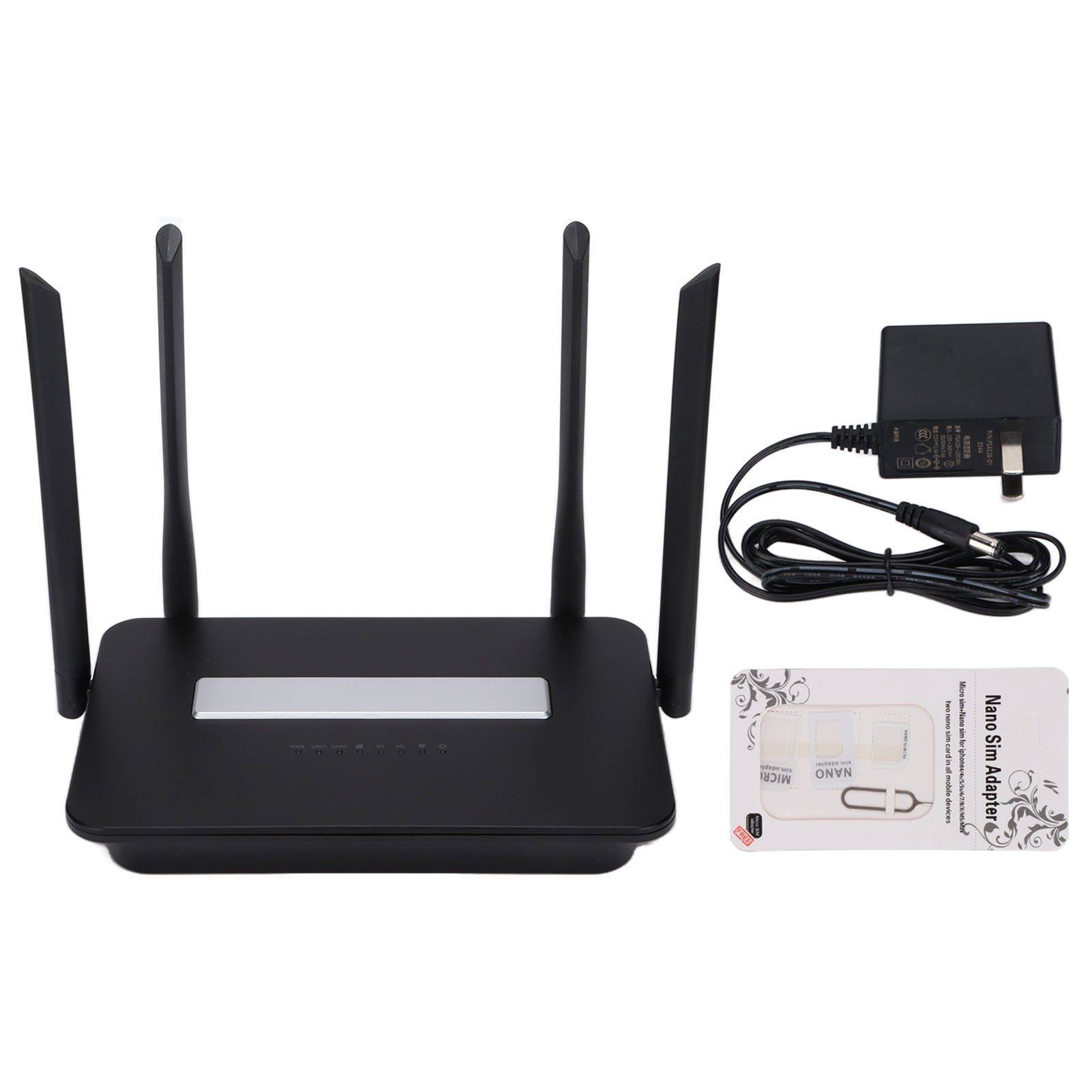 4g-wlan-router, 300 Mbit/s Hohe Geschwindigkeit, Starkes Signal, Geringe Latenz, Plug & Play, Us-stecker 100–240 V
