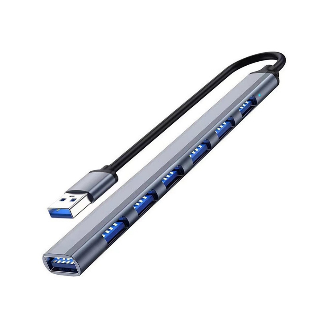 7-port Usb 3.0 Hub, Splitter Und Usb-verlängerung, Kompatibel Mit Usb 2.0/3.0
