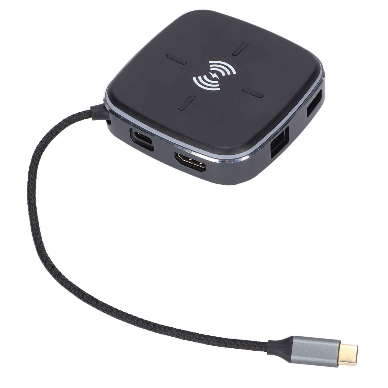 9-in-1 Usb-c-dockingstation Mit Kabellosem Laden, 3 Usb-anschlüssen Und Hdmi Für Laptops