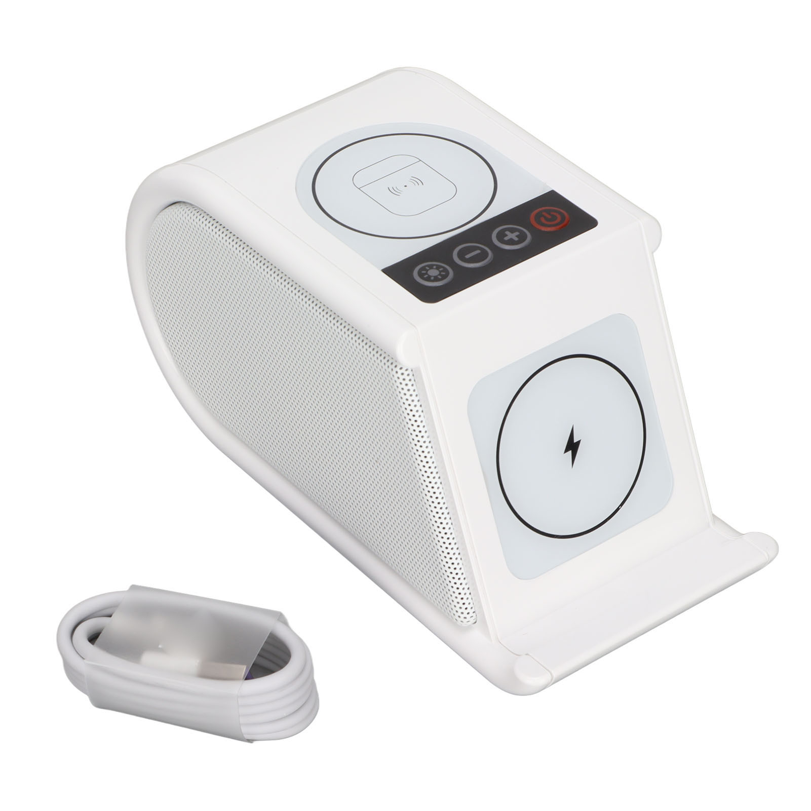 D08 Bluetooth-lautsprecher Mit 15-w-wireless-ladegerät, Kompatibel Mit Computern Und Mobiltelefonen