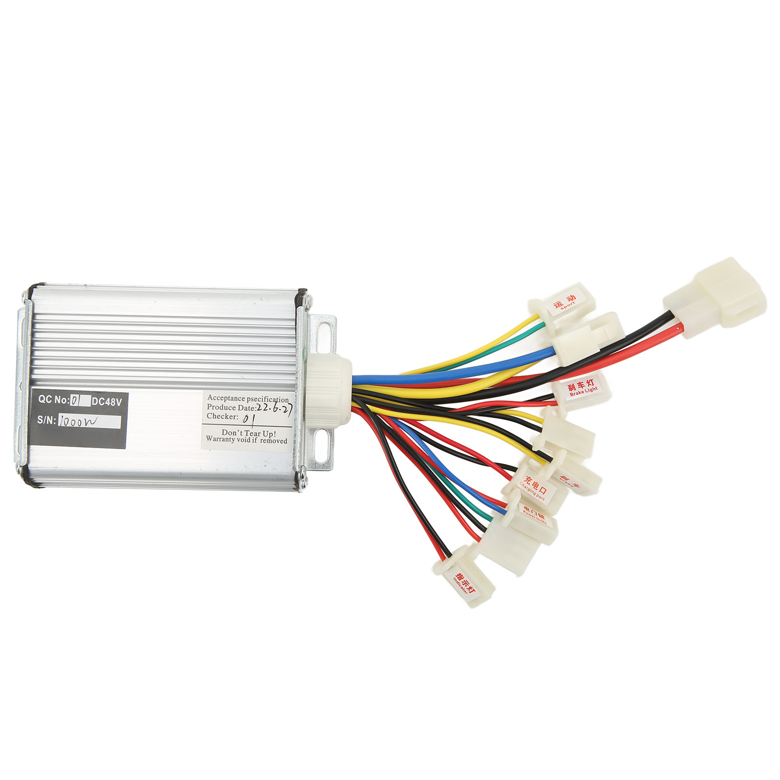 48v 1000w Bürstenmotor-steuerbox Mit Verkabelung Für Elektroroller Und Fahrräder