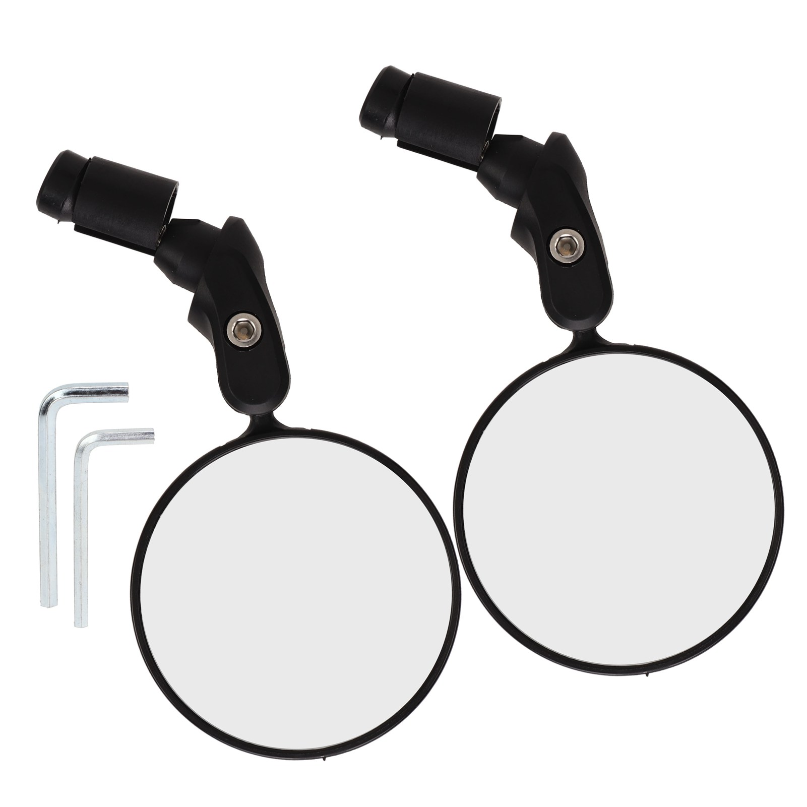 Paar Konvexe Fahrradspiegel, Faltbare Lenkerspiegel, 360°-verstellung, Universell