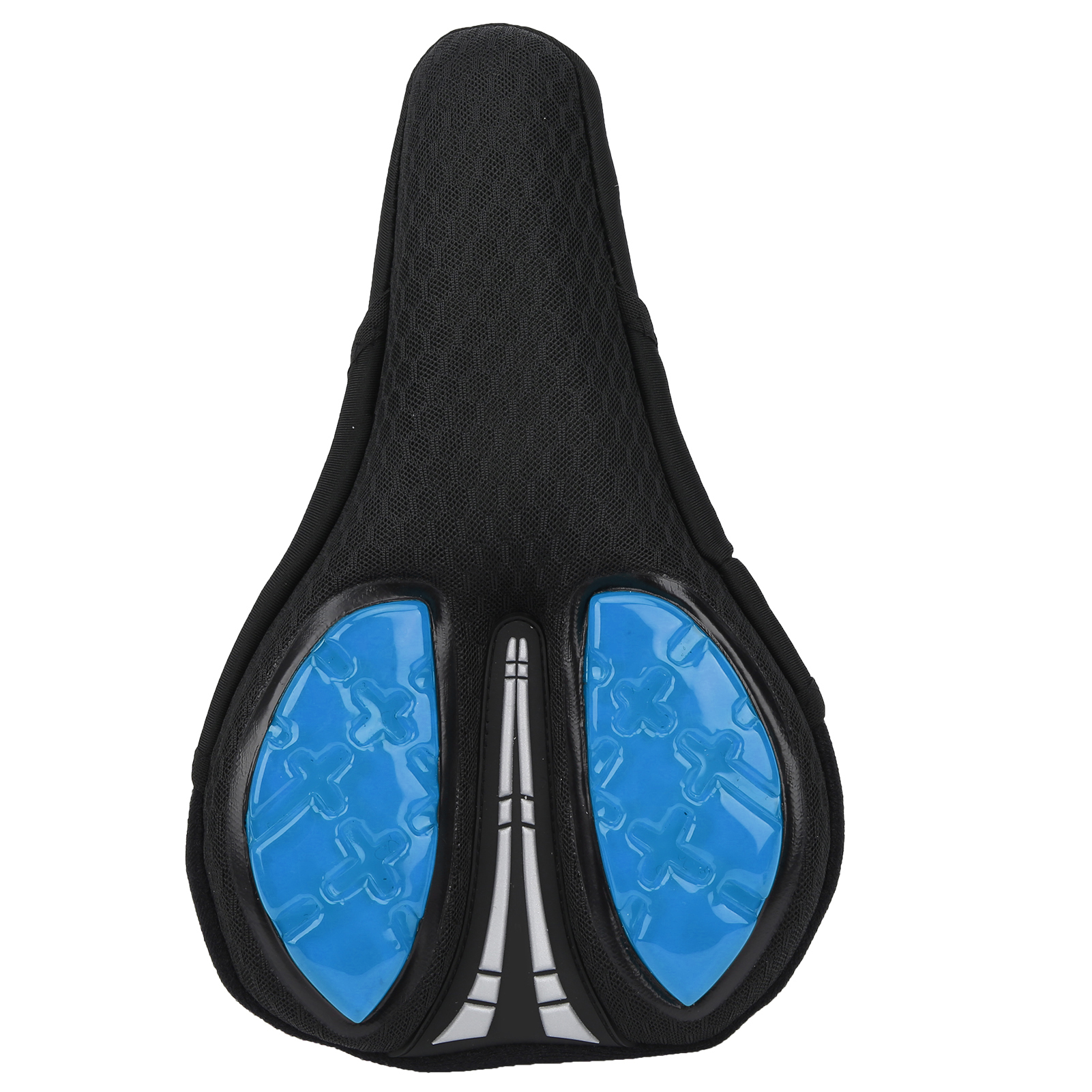 Rutschfester Silikon-fahrradsattelbezug, Atmungsaktiv Und Komfortabel, Blaues Fahrradzubehör