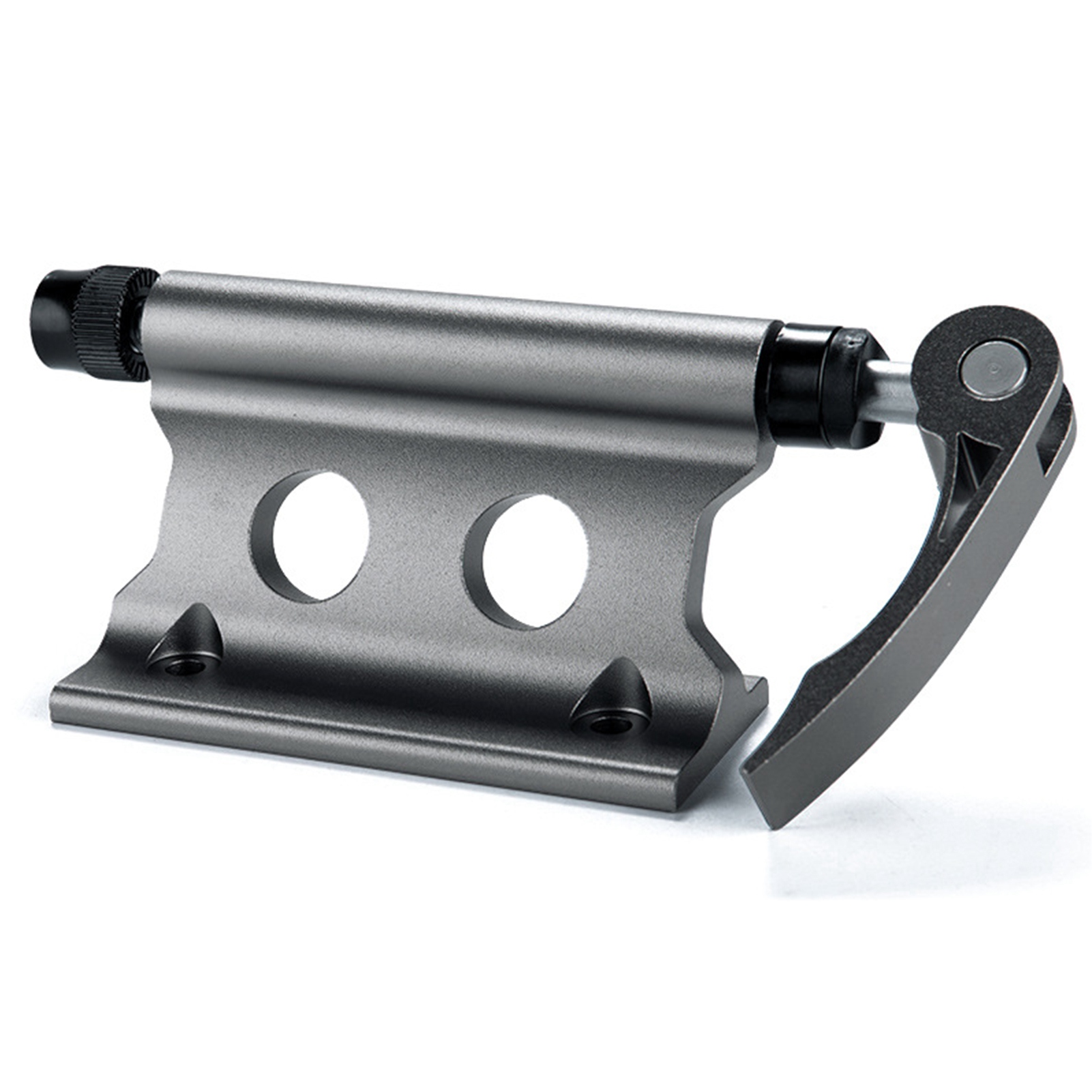 Robuster Frontfahrradträger Aus Aluminiumlegierung Mit Schnellverschluss, Autodach-gabelblock, Volllager, Dunkles Titan, Universalgröße.