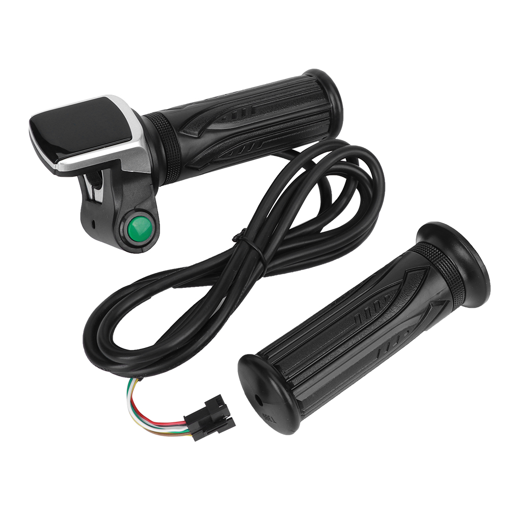 6-adriger Lcd-gasgriff Mit Batterieanzeige Und Schalter Für 48-v-elektrofahrräder