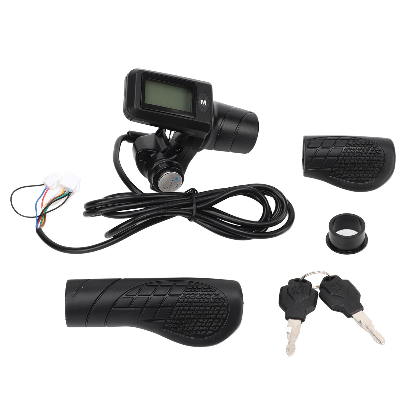 Gasgriff Mit Lcd-display Für E-bikes/e-scooter, Kompatibel Mit 22,5-mm-lenkern