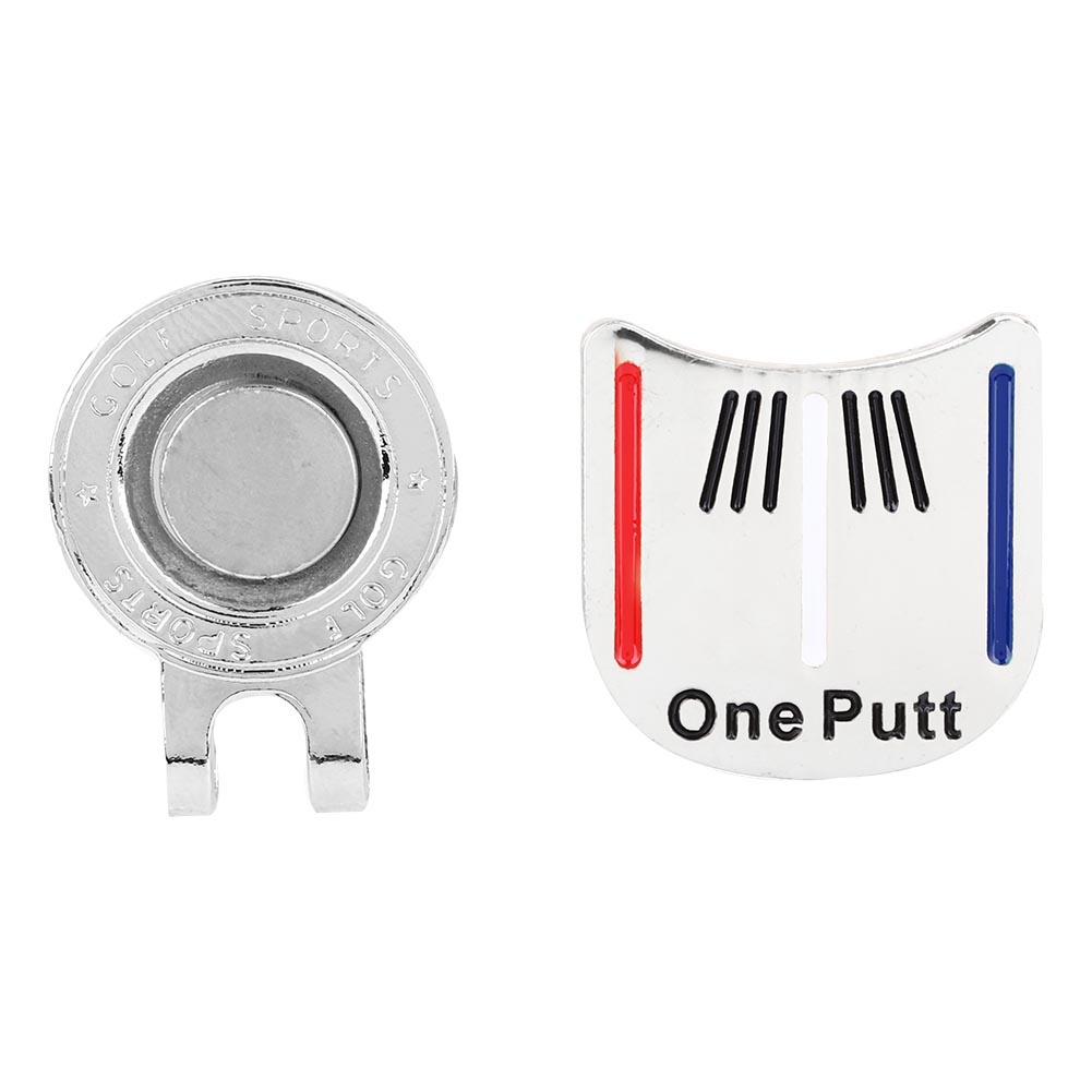 Magnetischer Ballmarker Für Golfkappen, Visierclip, Robustes Metallzubehör (2er-pack)