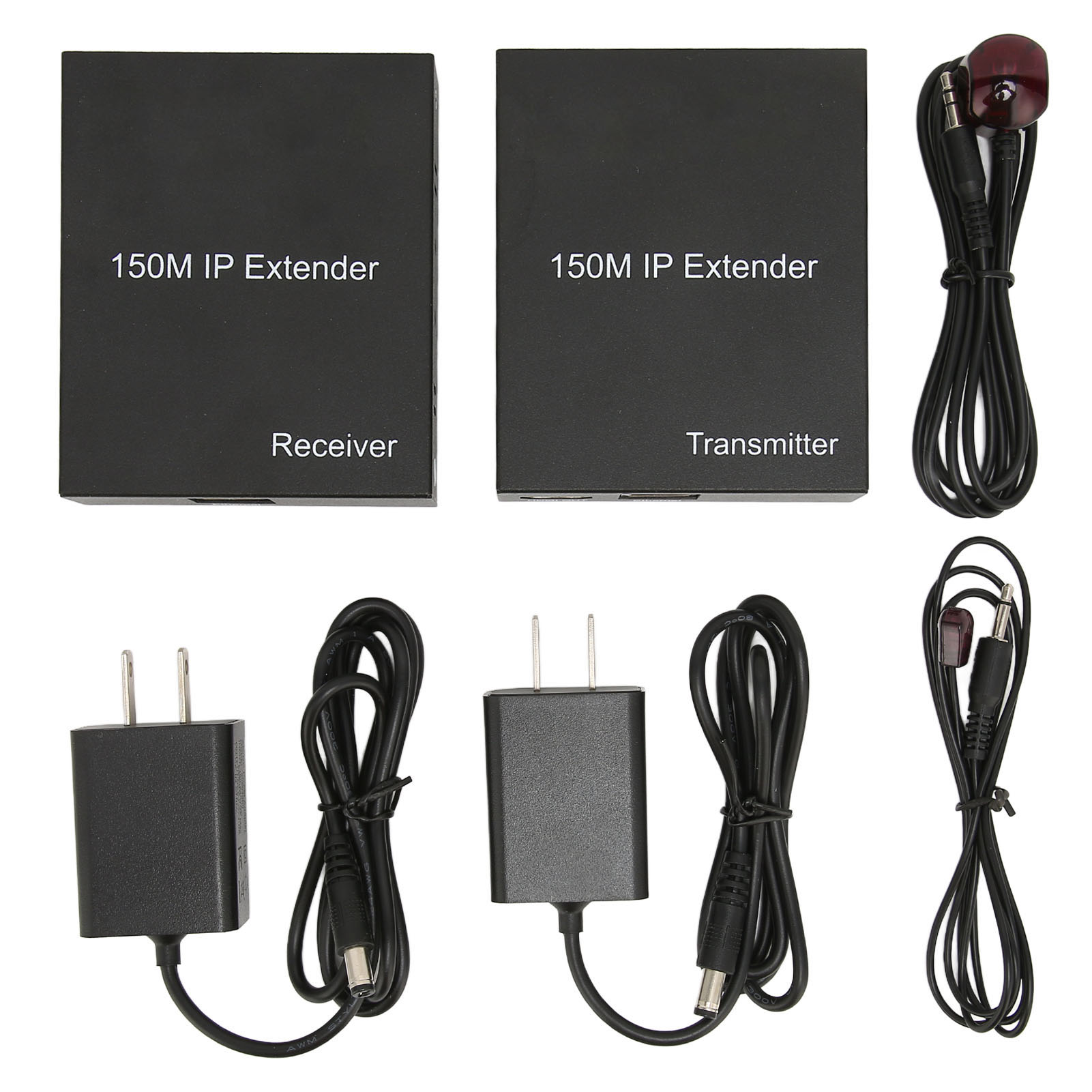 Hdmi-verstärker (150 M Reichweite), 1080p 60 Hz, Mit Ir- Und Durchschleifausgang, Netzteil (100–240 V), Us-stecker