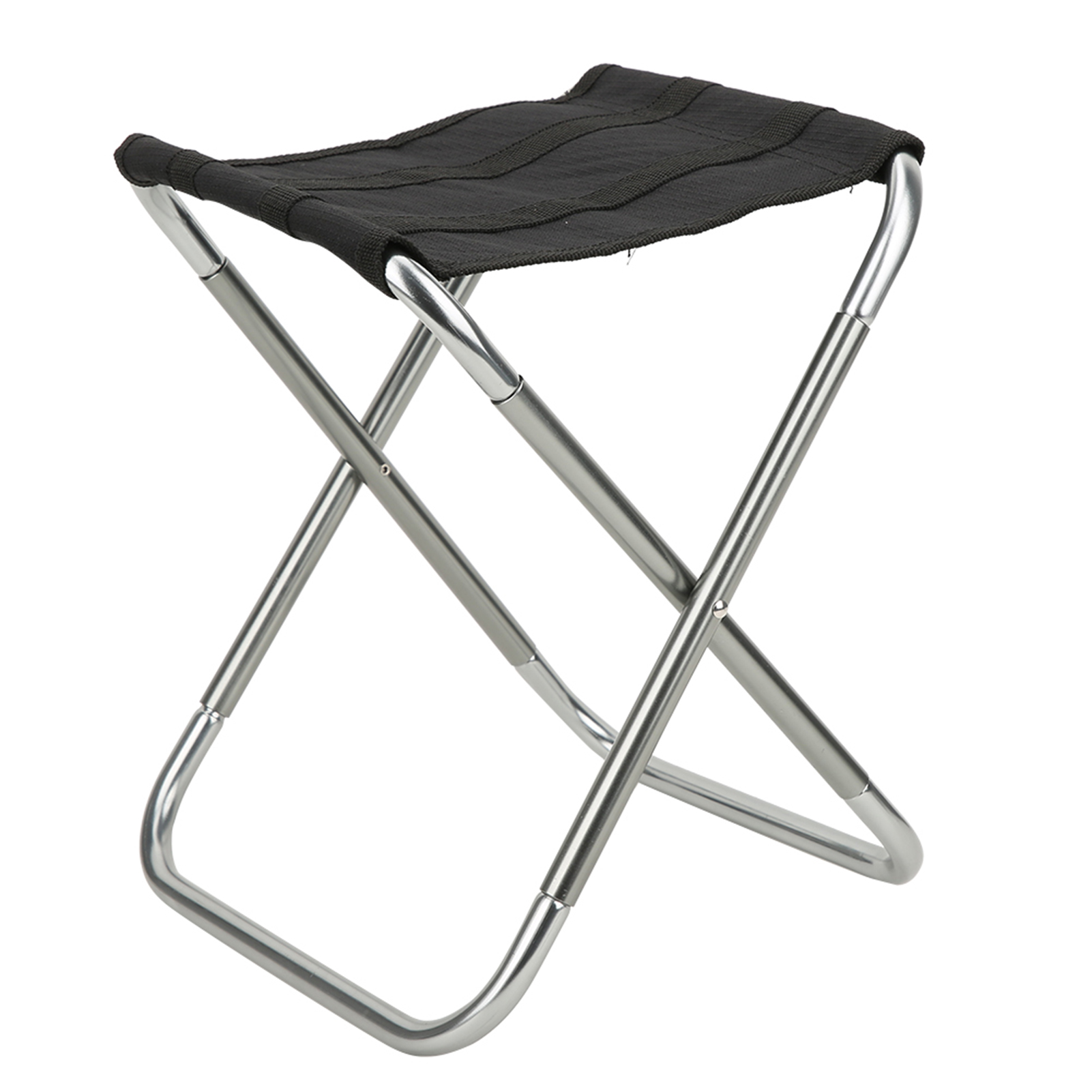 Klappbarer Outdoor-stuhl Aus 7075er Aluminiumlegierung In Luftfahrtqualität Und 600d Oxford-polyester, Tragbarer Angelhocker In Gunmetal-farbe