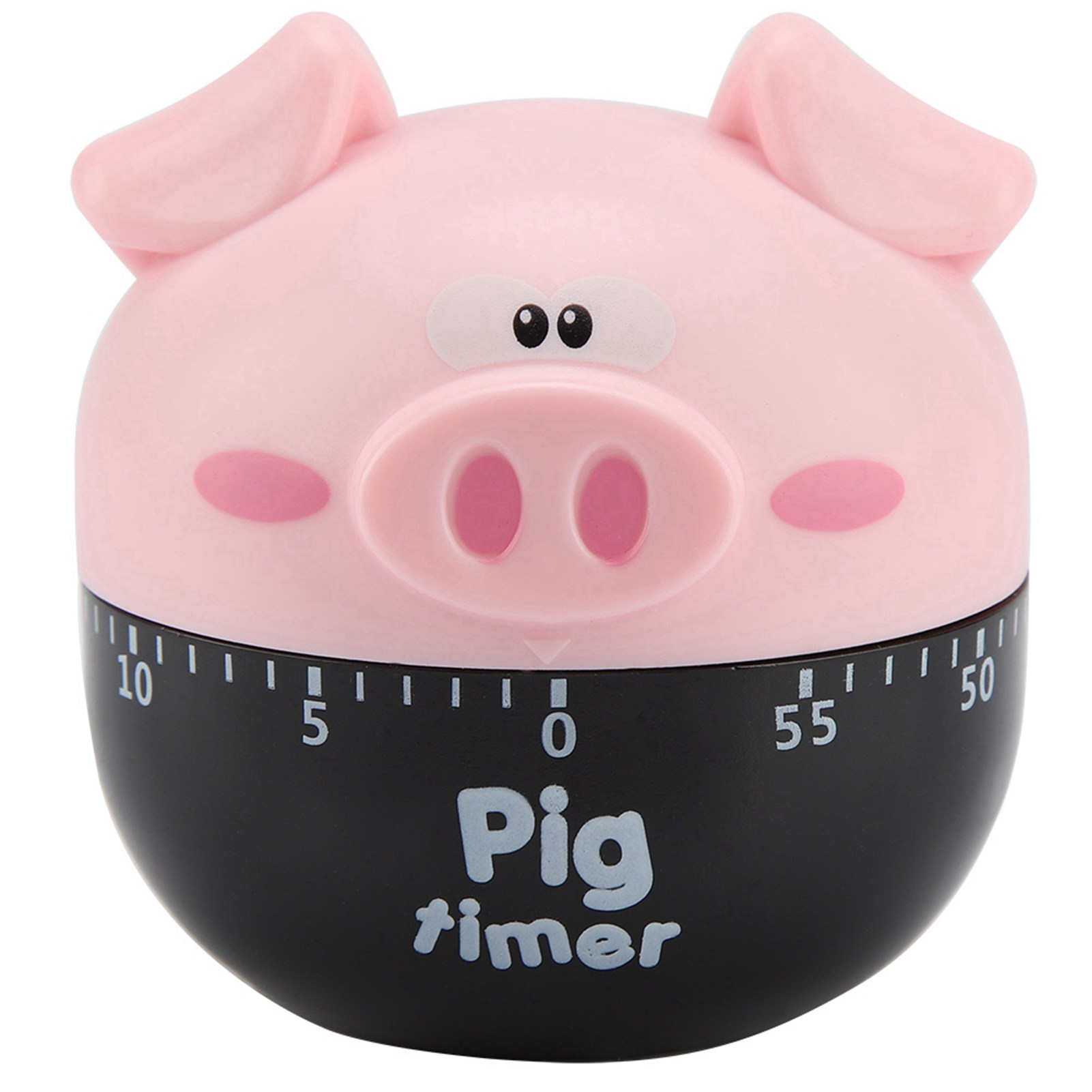 Niedlicher Mechanischer Kochtimer In Schweinchenform Für Küche Und Backen