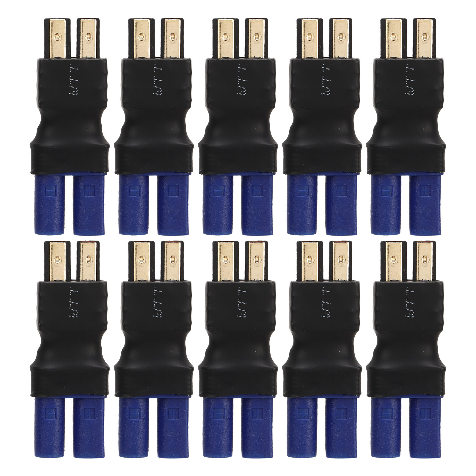 10 Stück Ec5-zu-traxxas-kupferadapter, Präzise, Sicher Und Leicht, Für Rc-autos, Boote Und Flugzeuge