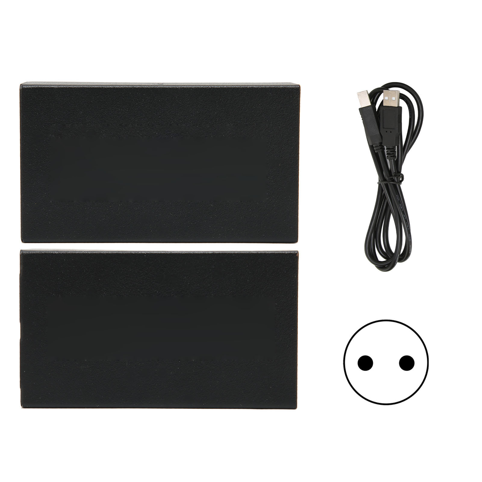 Usb 2.0 Ethernet-extender Mit Poc-netzteil, Zwei Übertragungskanälen Und 100–240-v-eu-stecker