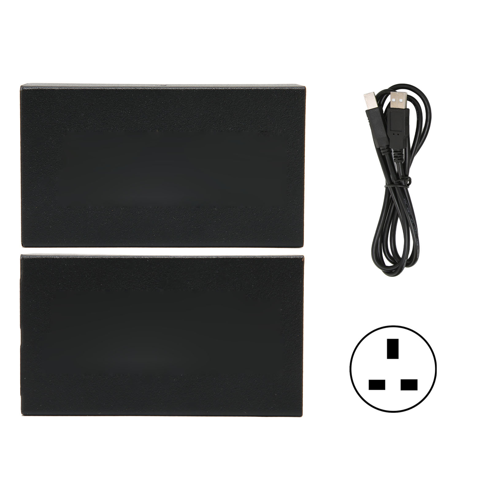 Usb 2.0-verlängerungskabel Mit Stromversorgung, Bidirektionaler Übertragung Und 100–240-v-uk-stecker