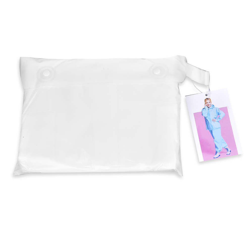 Unisex Transparenter Eva-regenanzug, Durchsichtige Regenjacke Und -hose Für Den Outdoor-bereich (größe L)