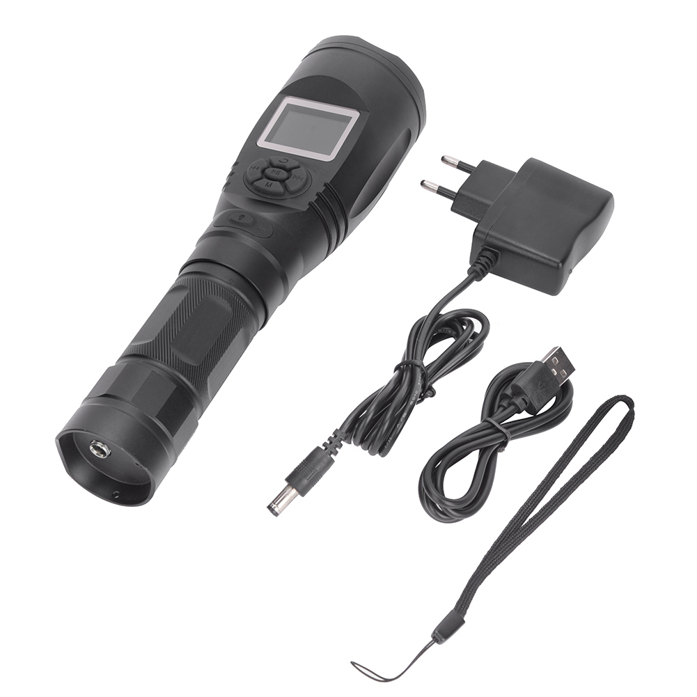 Cp-560 Vogelstimmenverstärker Mit Leistungsstarker Led-taschenlampe Und Sos-funktion, 90–260 V Eu-stecker-netzteil