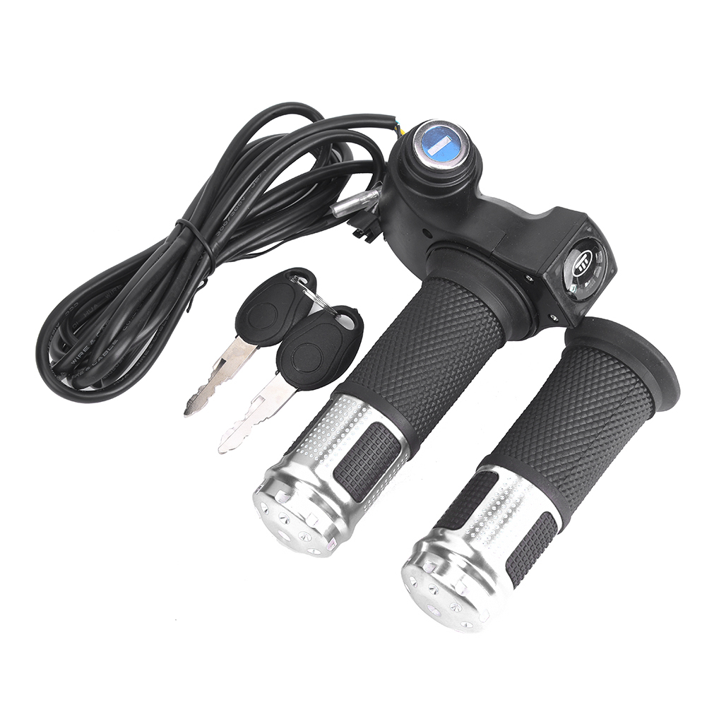 Paar Universelle Gasgriffe Mit Led-anzeige Für 12-99v Elektrofahrräder/elektroroller