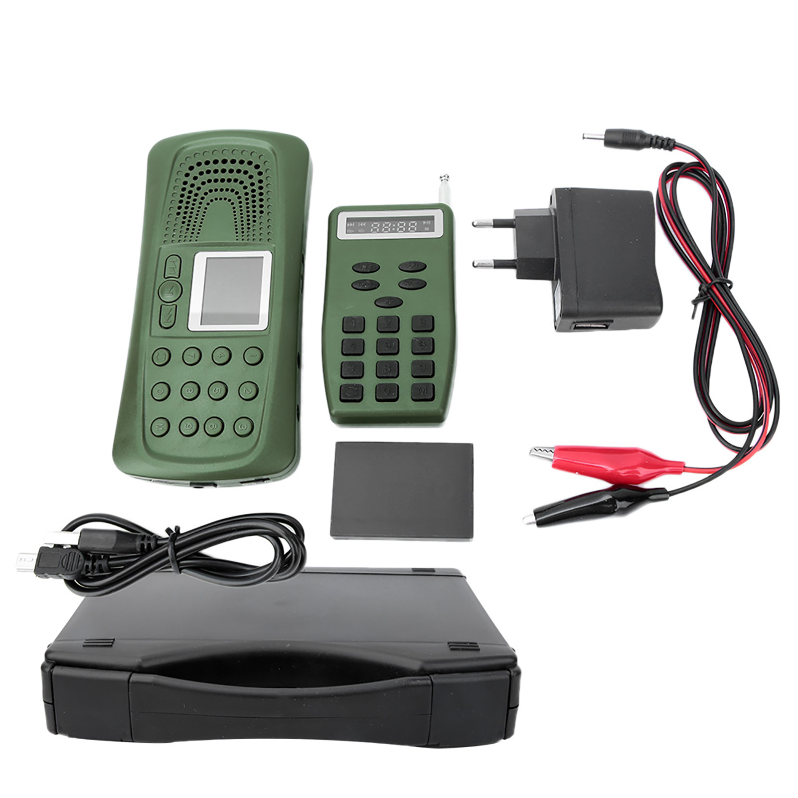 10w 120db Vogel- Und Raubtierruf-lautsprecher Mit Fernbedienung, Für Die Jagd Im Freien (uk-stecker 110-240v)