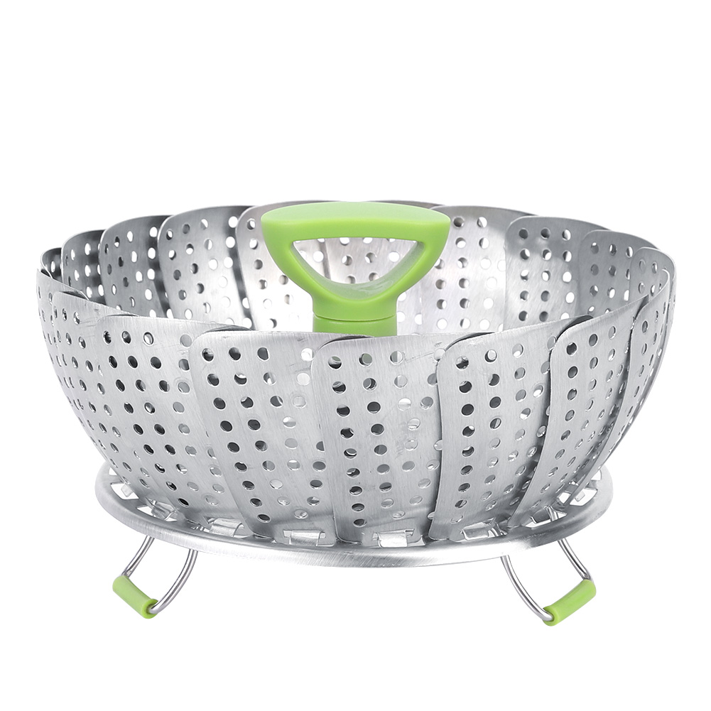 Zusammenklappbarer Dampfgarer Aus Edelstahl Für Gesundes Kochen – Multifunktionales Küchenaccessoire
