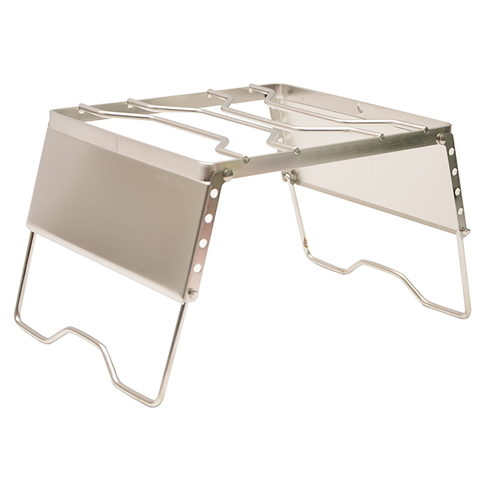 Klappbarer Campinggrill Aus Edelstahl, Rostbeständig, Höhenverstellbar Und Bis 20 Kg Belastbar – Ideal Für Grillabende Im Freien