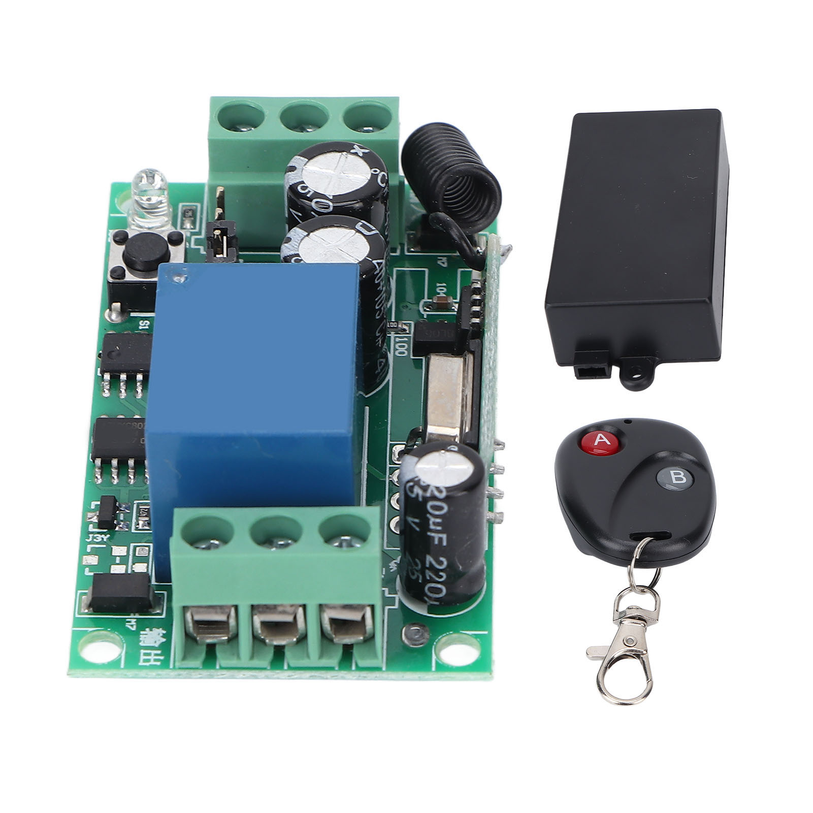Drahtloser Mini-relais-schalter Dc 24v 1ch 10a, Universeller Code-empfänger Für Beleuchtung