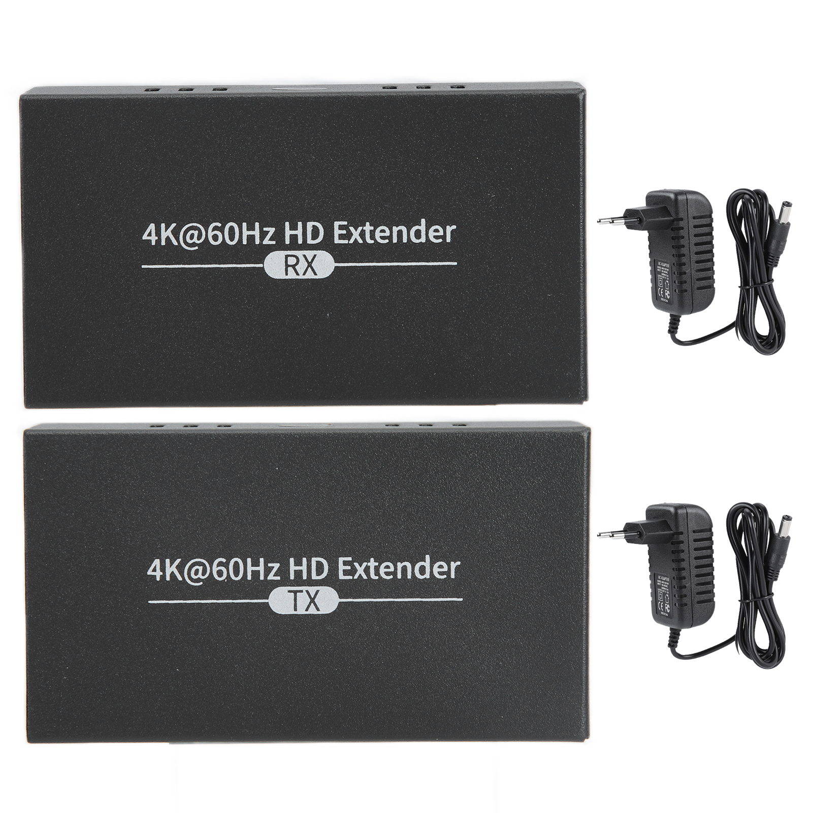 50 M Langes 4k 60hz Hdmi-verlängerungskabel Mit Rj45-adapter Und 110–240 V Eu-netzteil