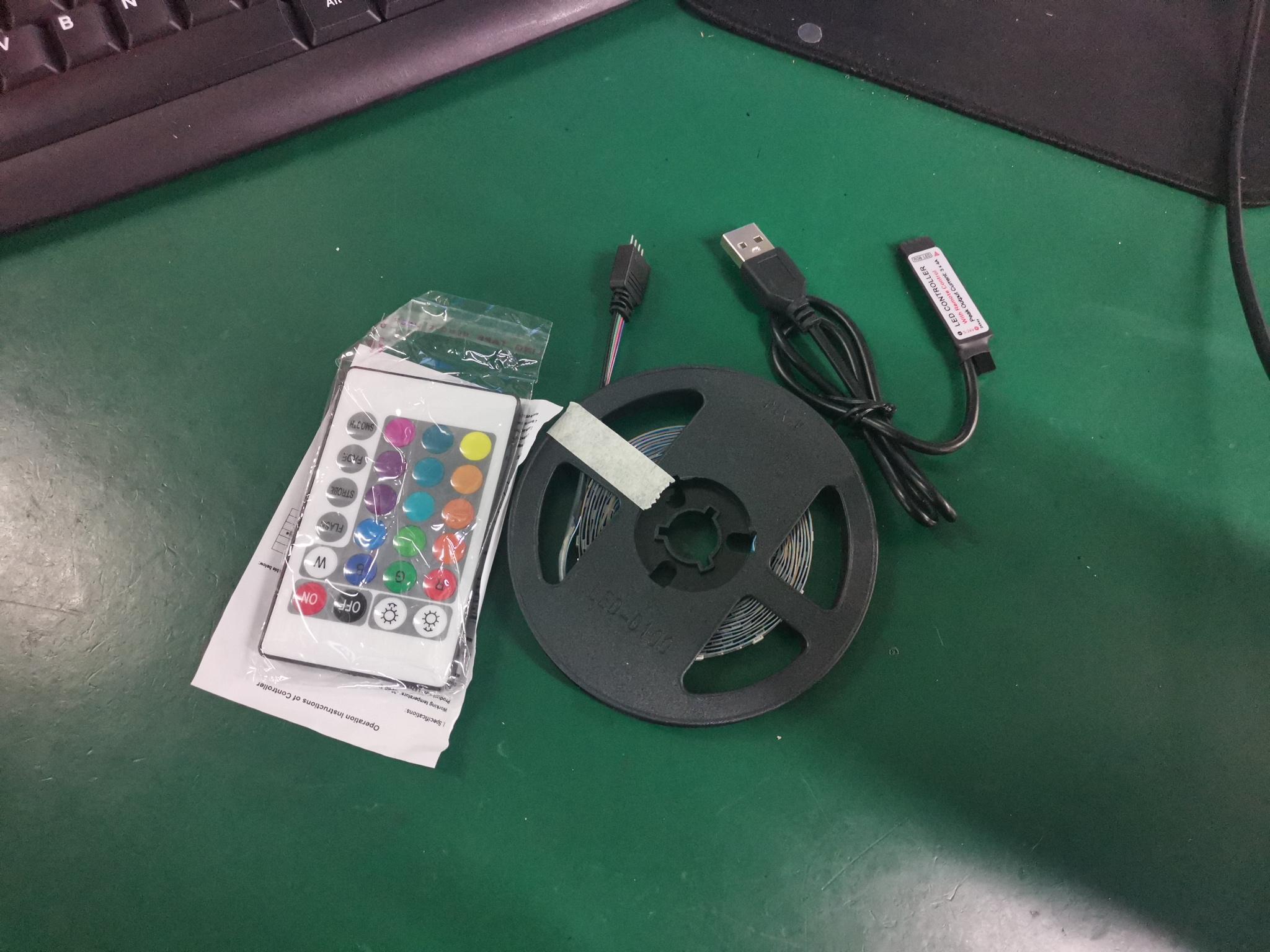 5v Usb Rgb Led-streifen Für Tv-beleuchtung Und Innendekoration Mit Fernbedienung