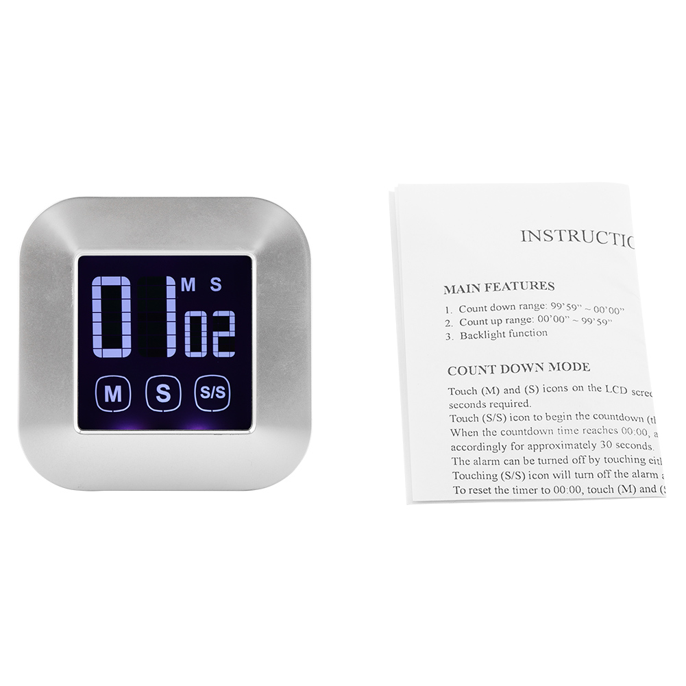 Elektronischer Küchentimer Mit Großem Digitalem Touchscreen-led-display