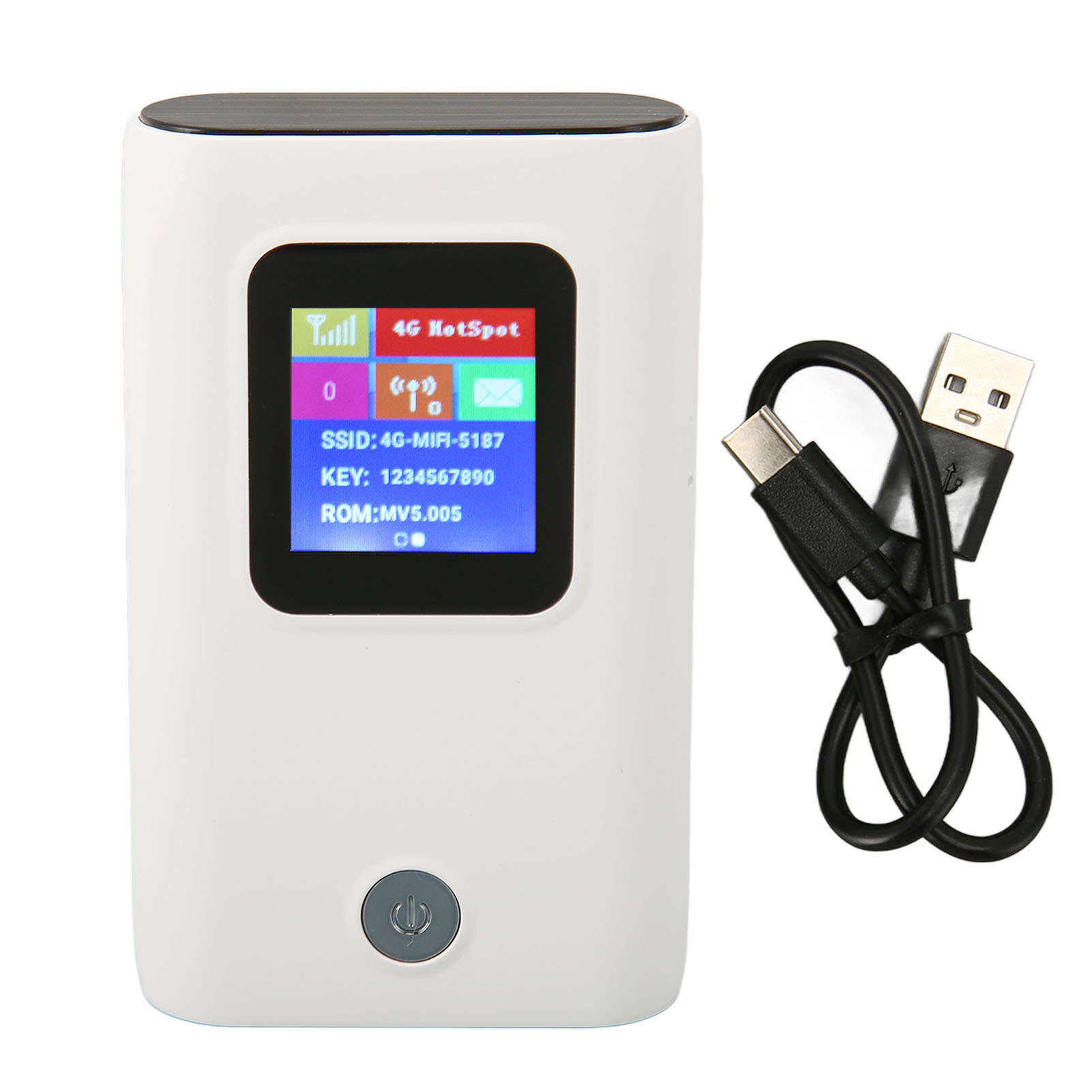 Tragbarer 4g-wlan-router Mit Nano-sim-slot, 300 Mbit/s, 10 Benutzer, Powerbank-funktion, Mobiler Hotspot Für Europa