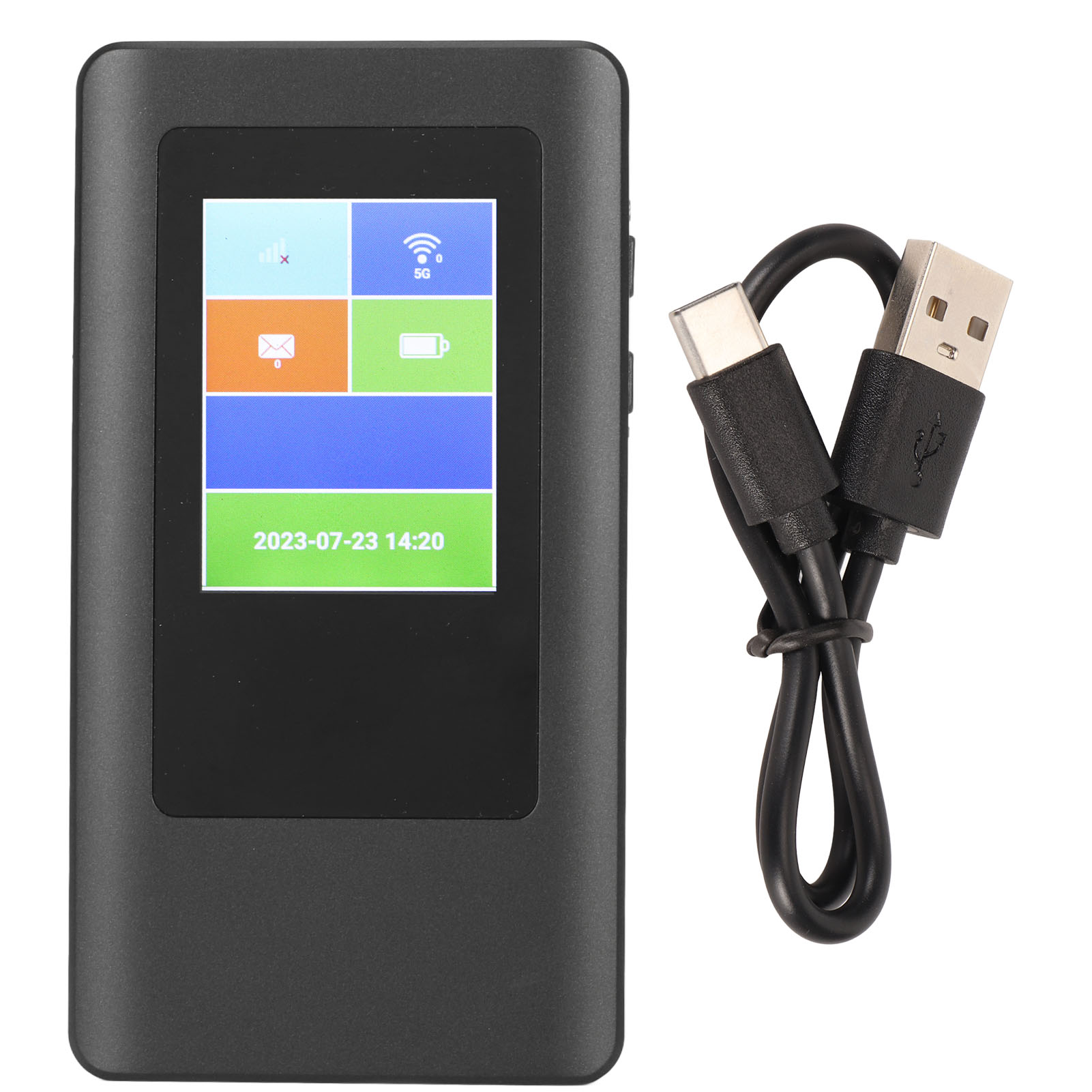 Dualband-5g-mobil-wlan-router (2,4 Ghz/5,8 Ghz), Tragbarer Hotspot Für Reisen, Unterstützt Bis Zu 16 Nutzer