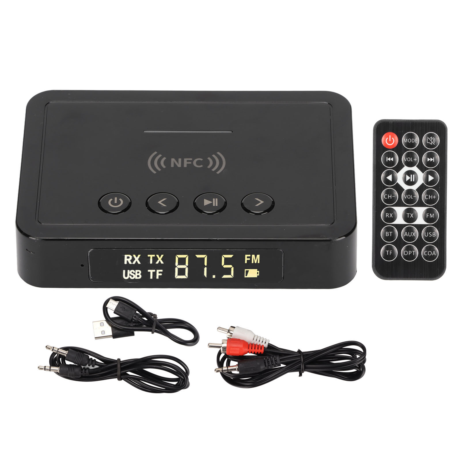 Bluetooth 5.0 Sender-empfänger-adapter (3-in-1) Für Pc, Fernseher, Auto, Lautsprecher, Zuhause