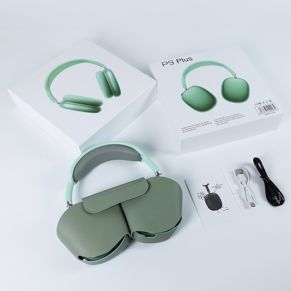 P9 Plus On-ear-bluetooth-kopfhörer, Integriertes Mikrofon, Kabelloser Hi-fi-stereo-sound, Faltbar Für Smartphone Und Computer, Inklusive Schutzhülle