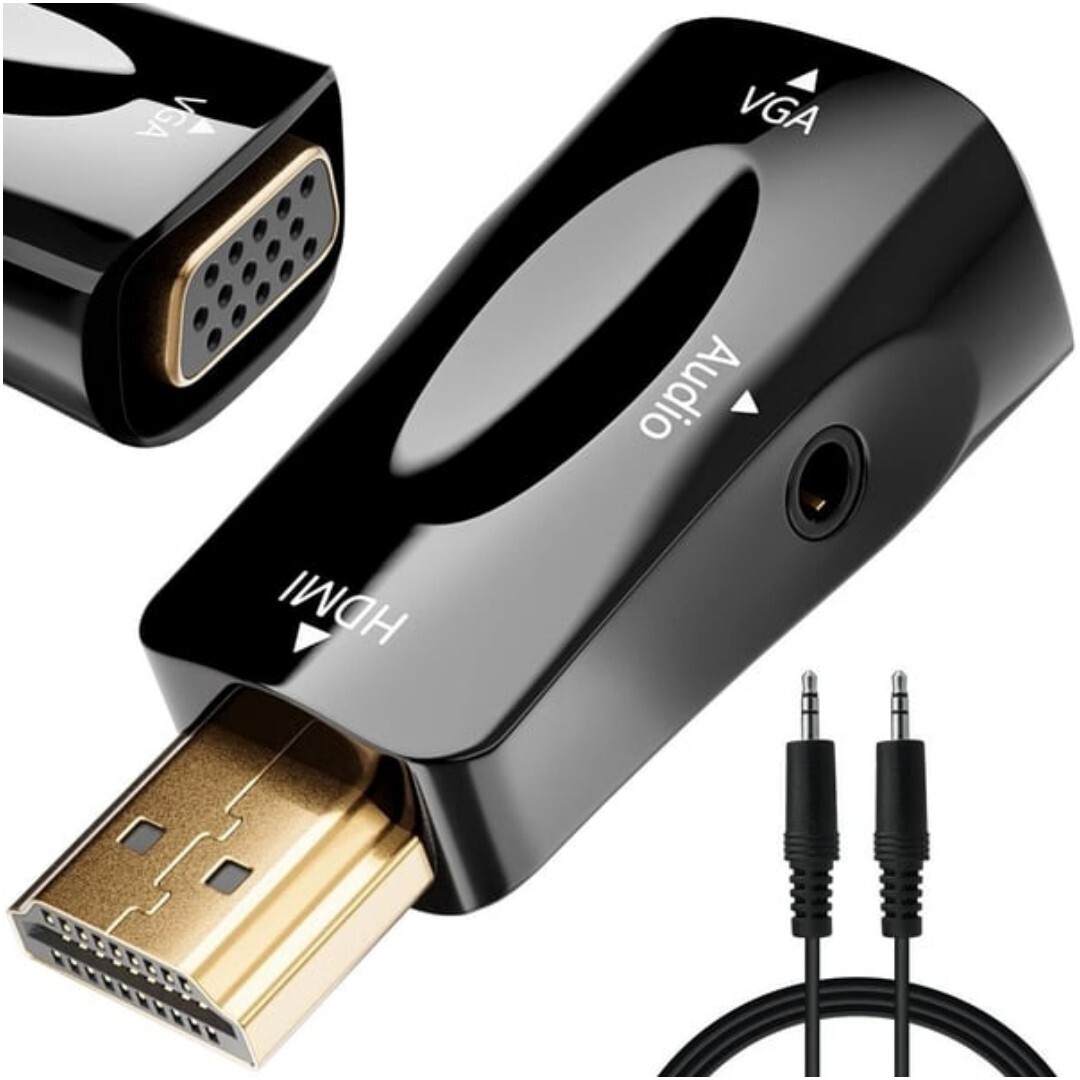 Hdmi-zu-vga-adapter Mit 3,5-mm-audioanschluss