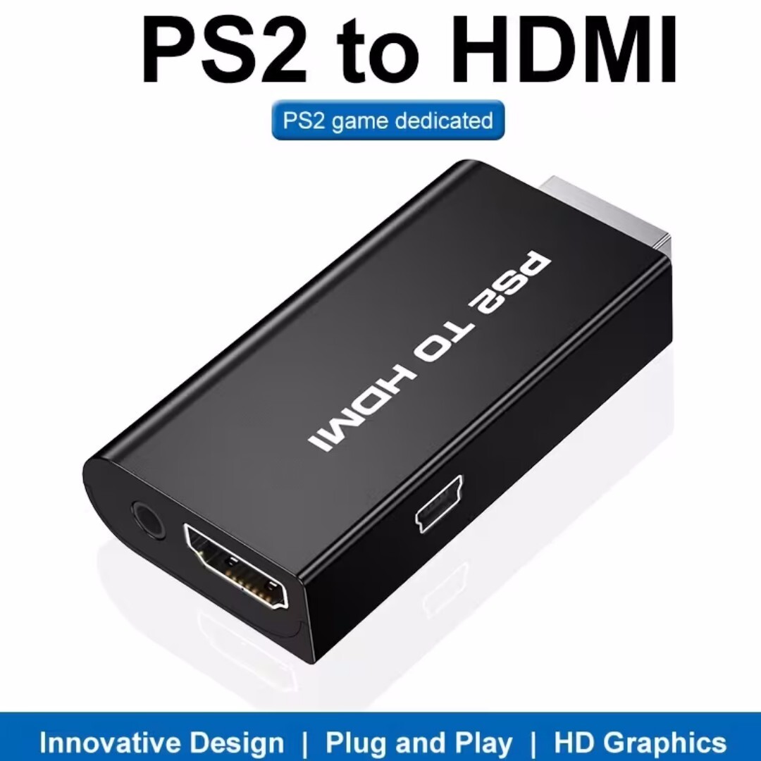 Ps2-zu-hd-tv-videokonverter, Audio- Und Videoadapter Für Spielkonsolen Mit Hd-schnittstelle