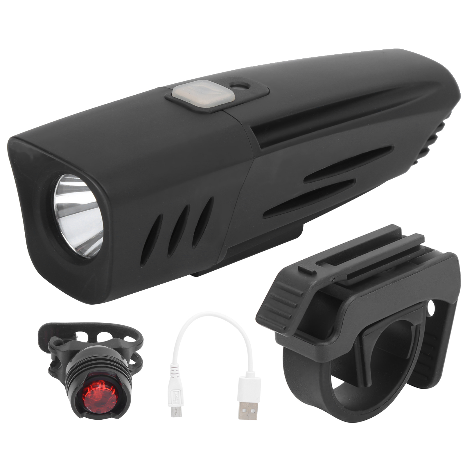 Wasserdichter, Usb-aufladbarer Led-fahrradscheinwerfer (vorne Und Hinten) Für Fahrräder