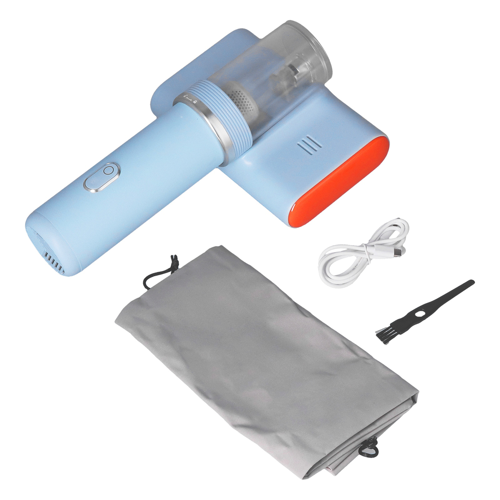 Tragbarer 125-ml-staubabscheider Mit Aufbewahrungskoffer Und Usb-ladeanschluss, Großes Fassungsvermögen