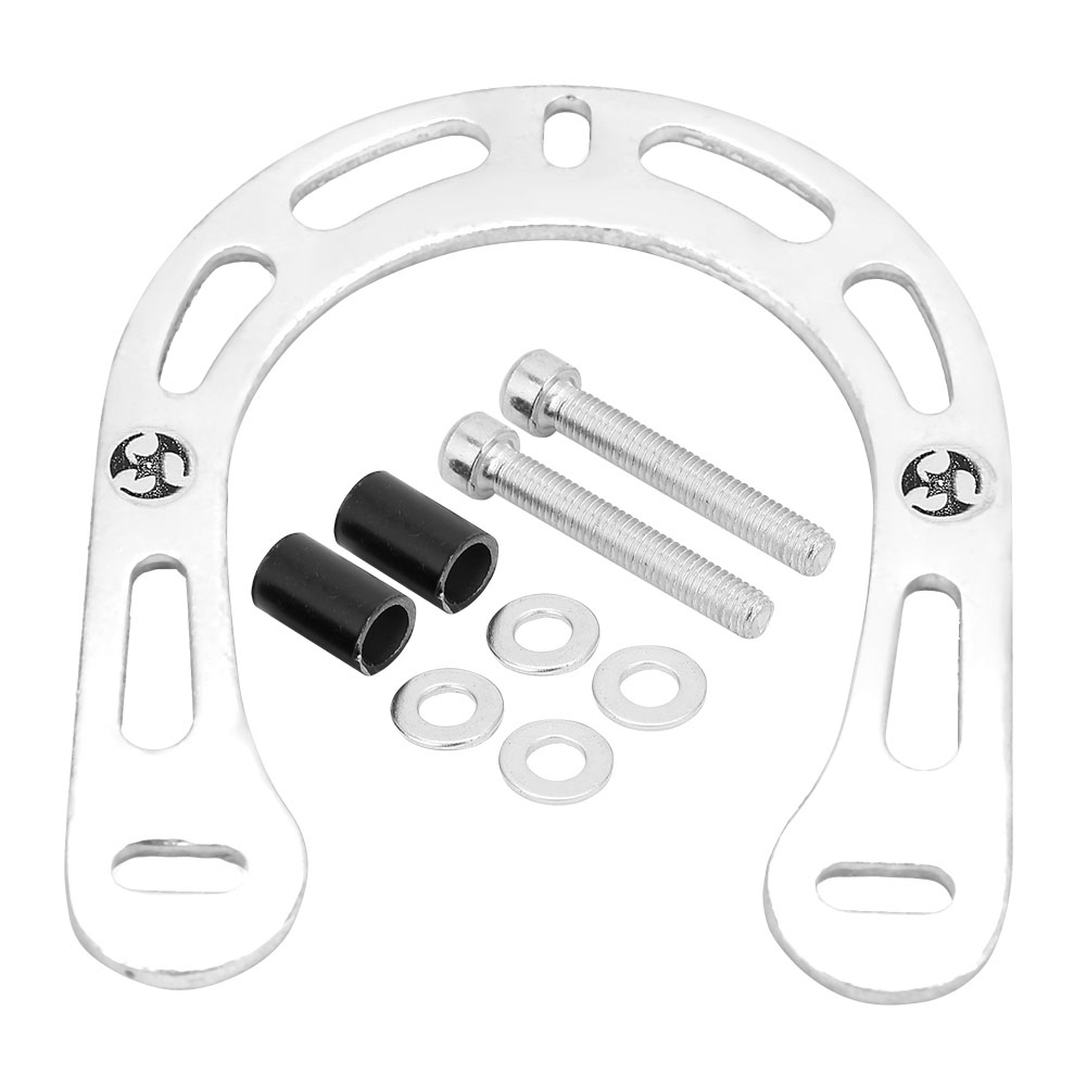 Verstärkungen Für V-bremsen Aus Aluminiumlegierung Mit Schrauben Für Mountainbikes (aluminiumfarbe)