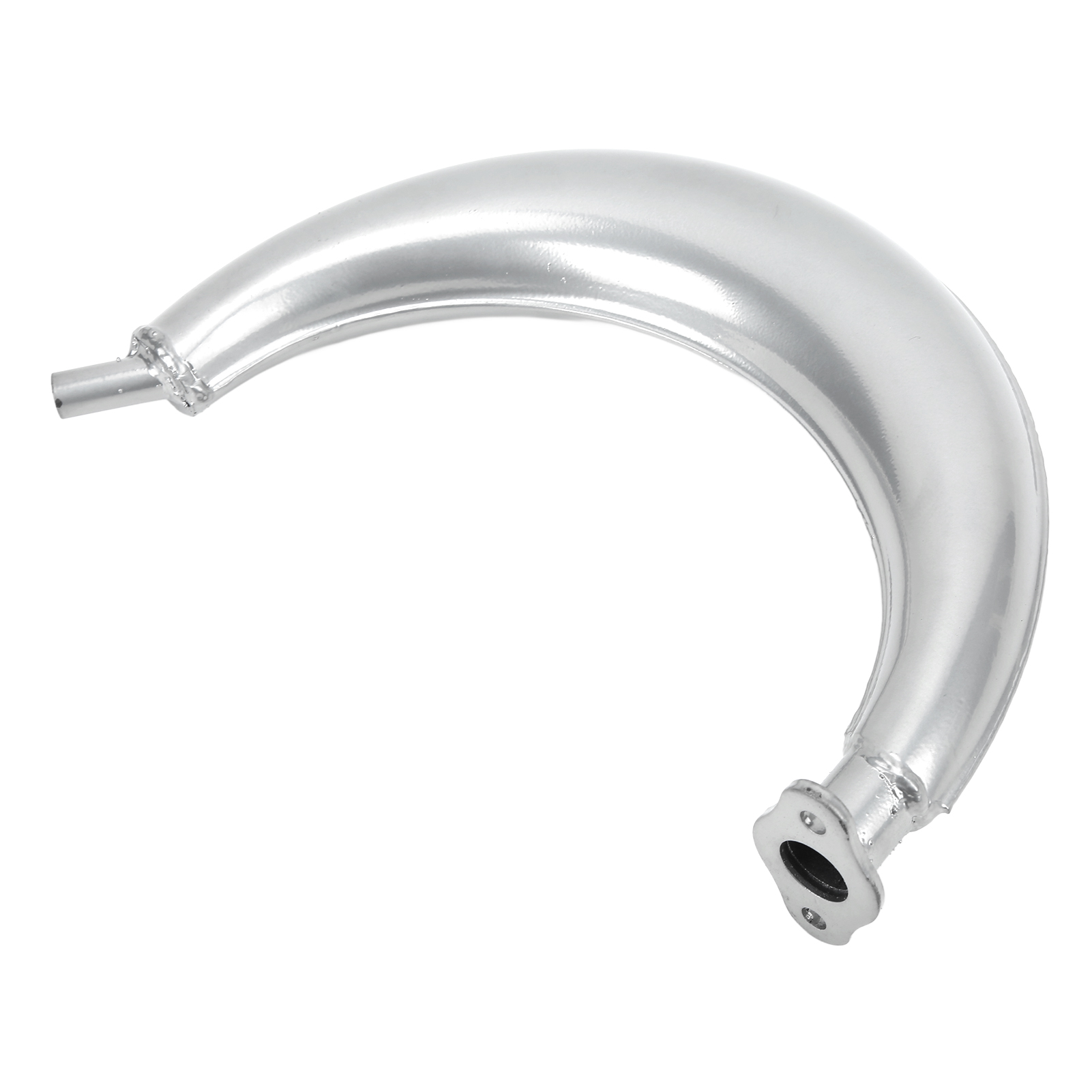 Bananenförmiger Auspuff Für 2-takt-motorräder Mit 49 Cm³, 60 Cm³, 66 Cm³ Und 80 Cm³ Hubraum