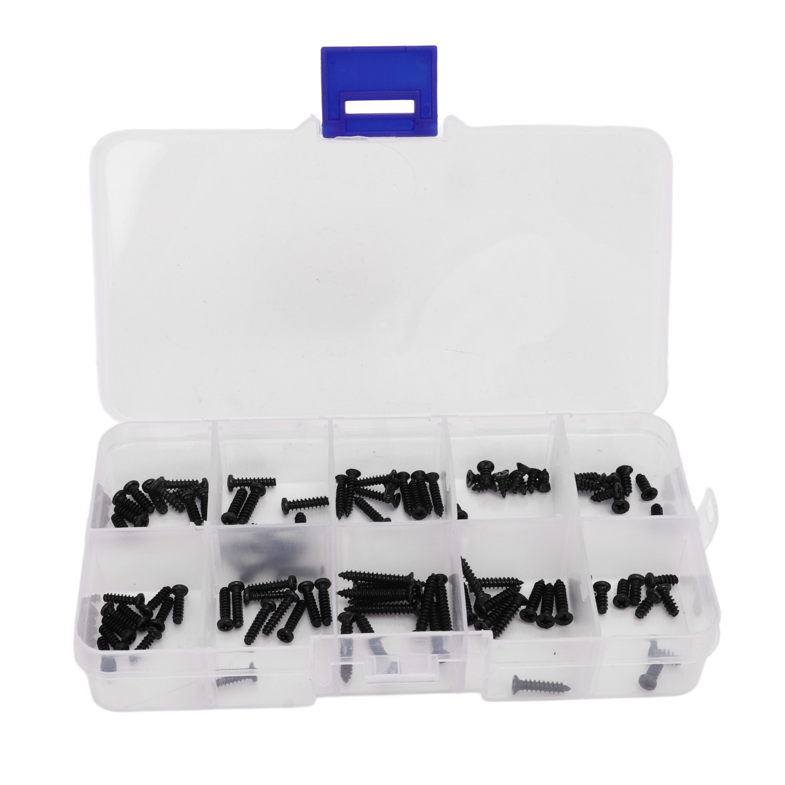 100 Edelstahl-schrauben Für Rc-cars, Reparaturset Für Mjx-modelle 16208, 16207, 16210, 1/16 Brushless-rc-cars, Aufbewahrungsbox