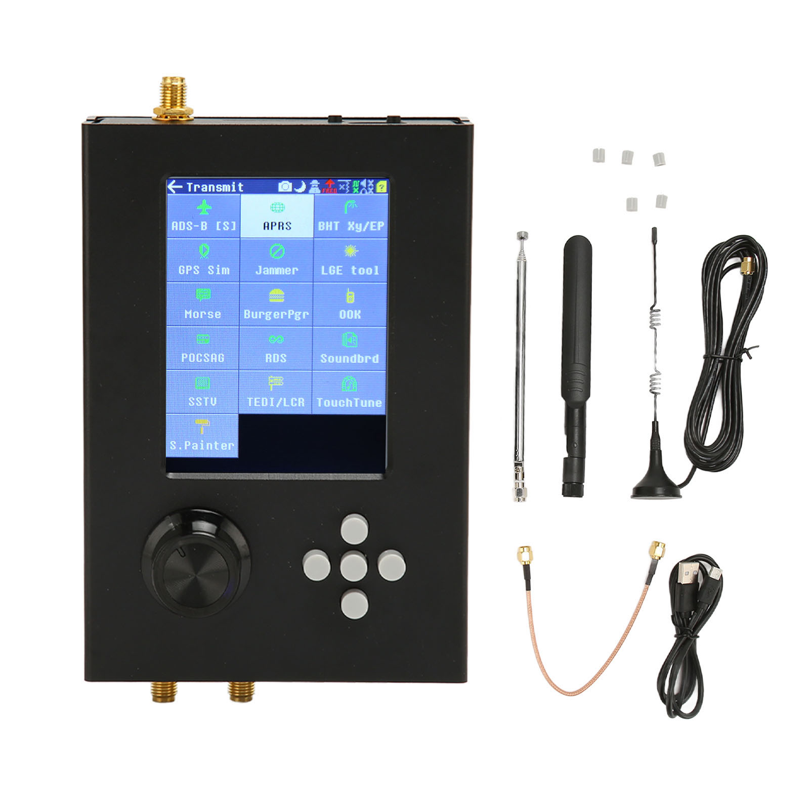 Txco Sdr H2 1mhz-6ghz Funkempfänger Mit 3,2-zoll-lcd-touchscreen Und Vollem Funktionsumfang