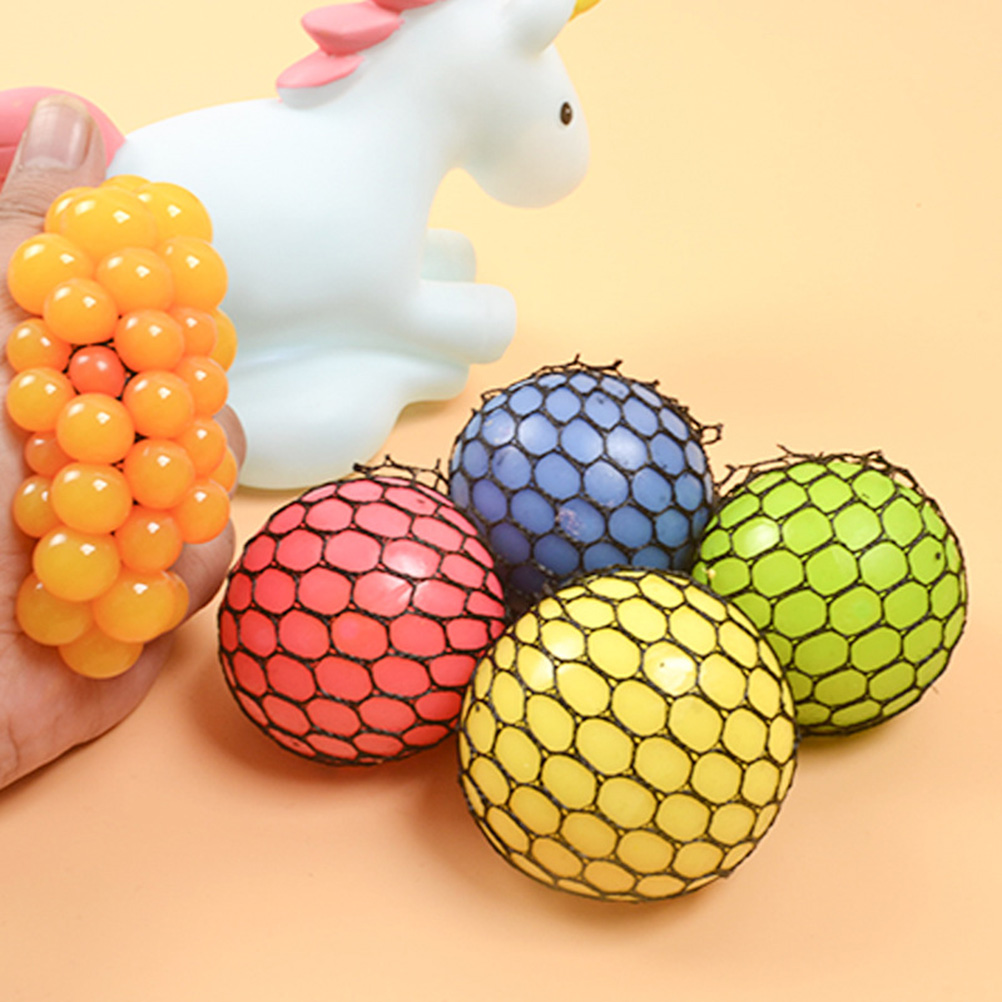 Weicher, Knautschbarer Stressball Aus Netzgewebe, Lustiges Sensorisches Handspielzeug
