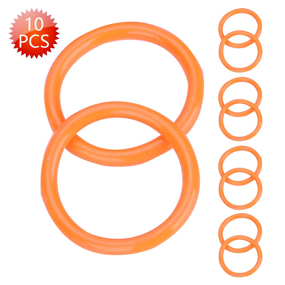 10 Stück Hochfeste Polyurethan-o-ringe 13,8 X 1,9 Mm Für Co2-tanks Von Paintball-markierern (orange)