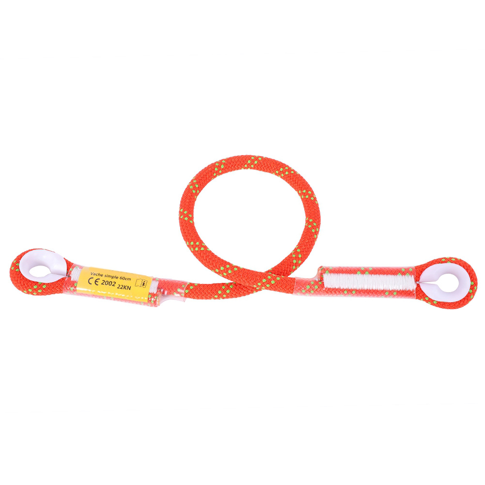 Outdoor-kletter- Und Überlebensseil 60/120/150 Cm Mit Tragering (orange 150 Cm)