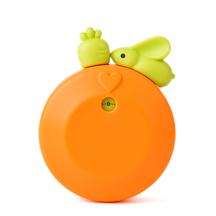 Niedlicher Mechanischer Hasen-timer, Innovativ Für Küche Und Schule, Präzise Multifunktionale Kinderstoppuhr, Orange